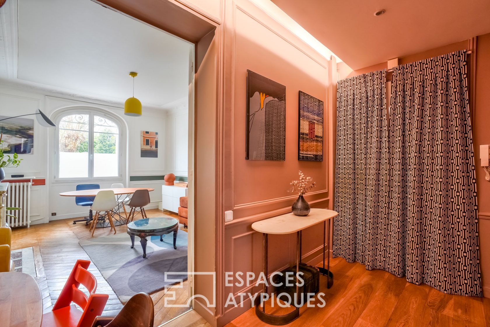 Appartement traversant rénové