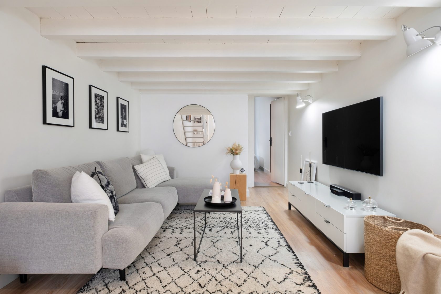 Renovated loft-style apartment