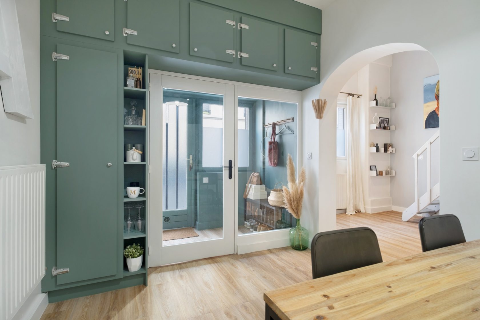 Renovated loft-style apartment