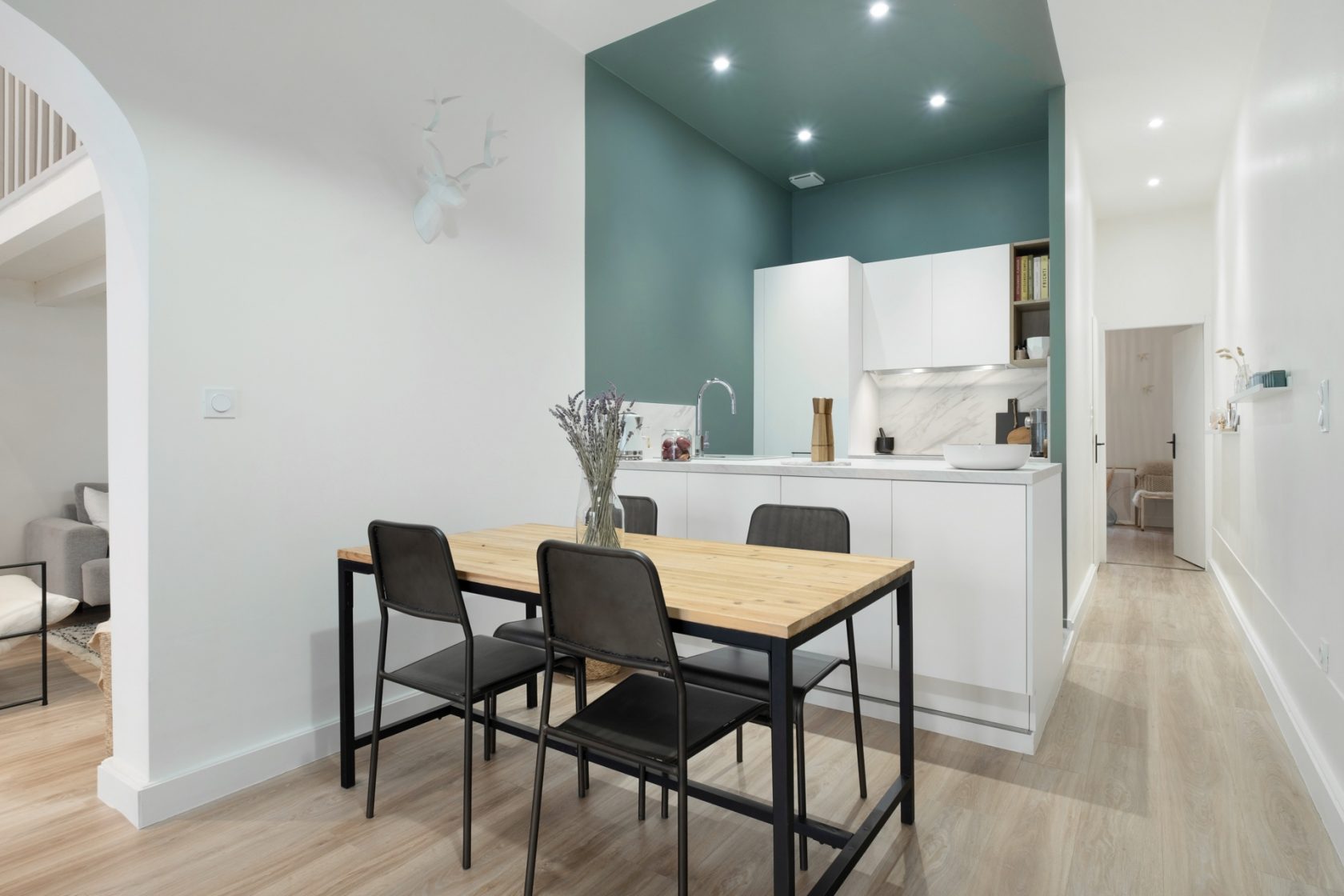 Renovated loft-style apartment