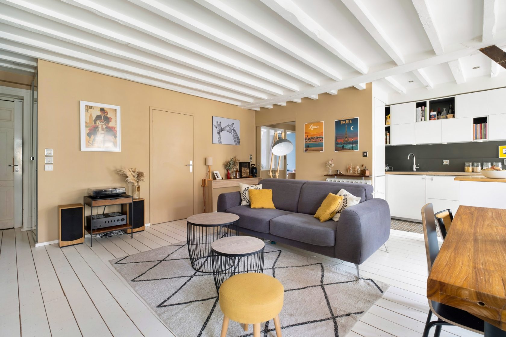 Renovated apartment on the top floor