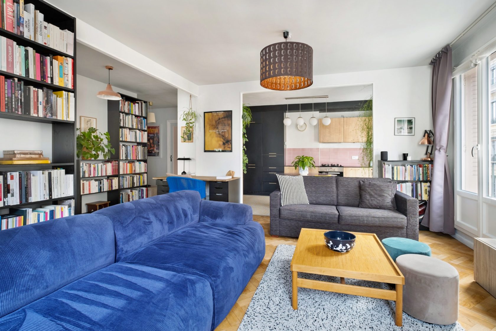 Renovated apartment rue Vendôme