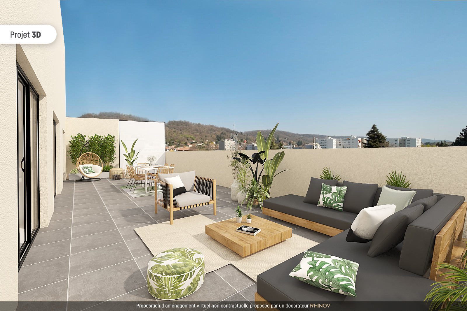 Dernier étage avec terrasse