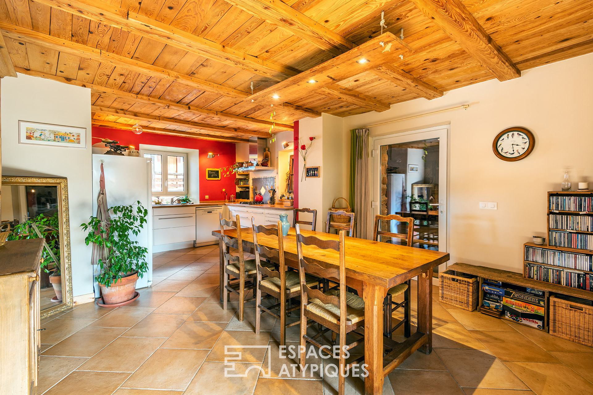 Renovated Alsatian house and its vast garden with orchard