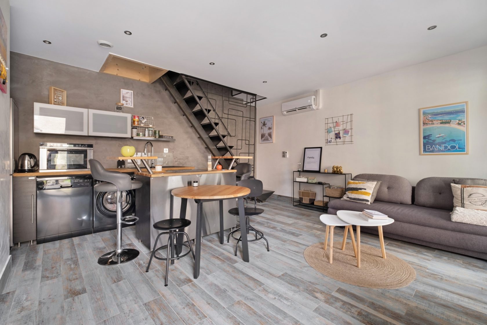 Loft with garden in an old farmhouse