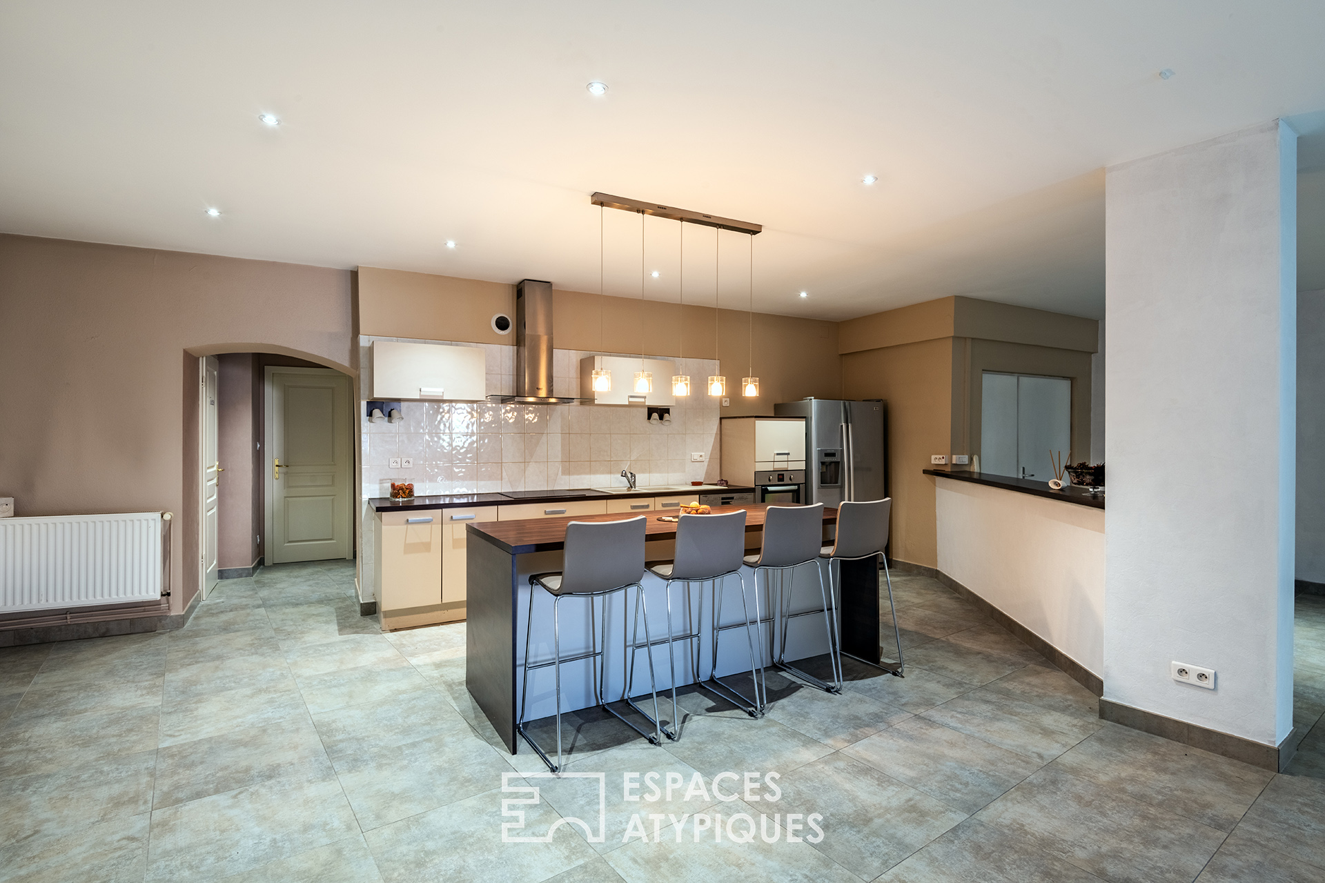 Loft in a former malthouse