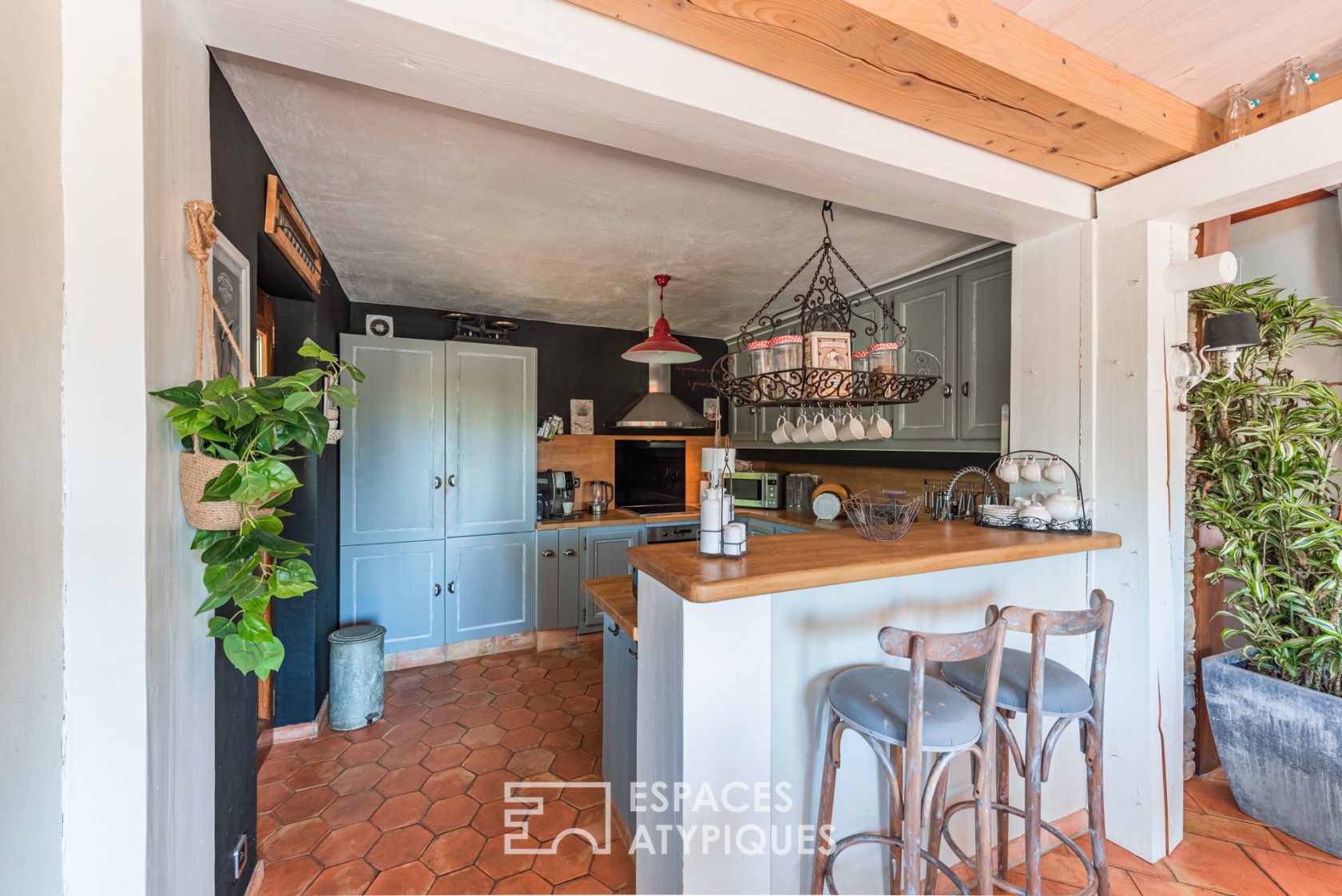 Villa bohème chic et sa piscine