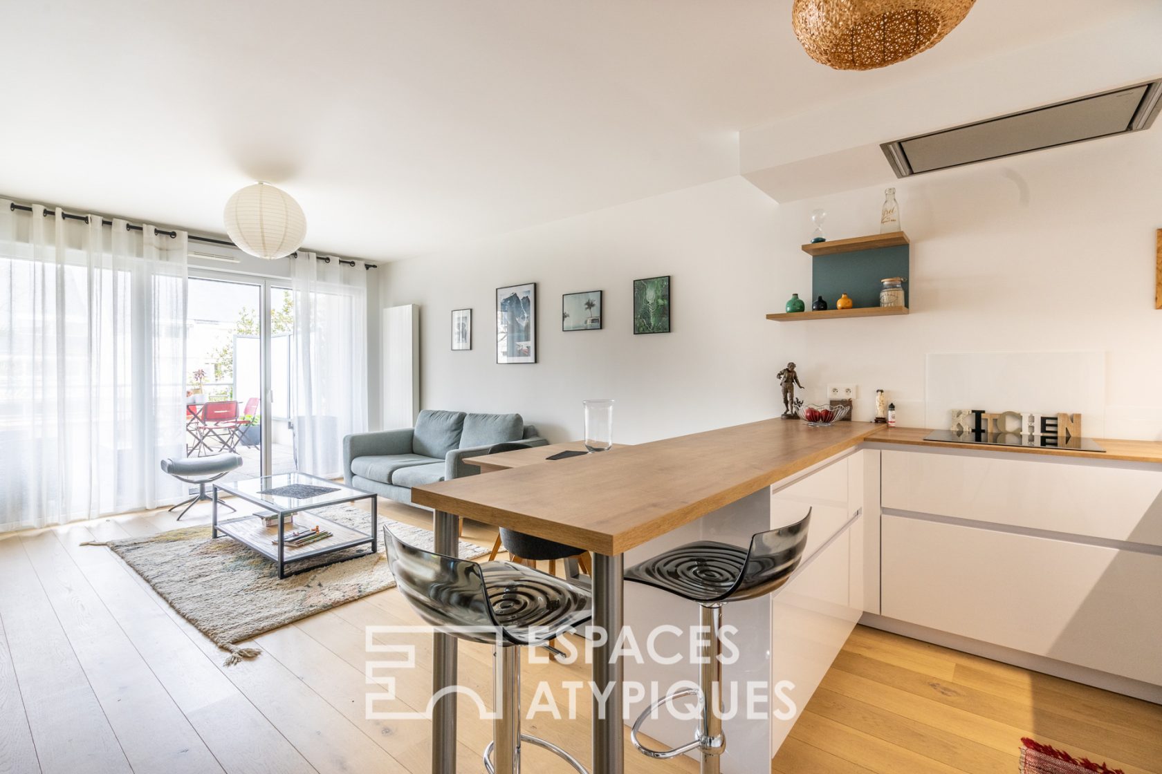 Appartement Contemporain en coeur de ville avec terrasse