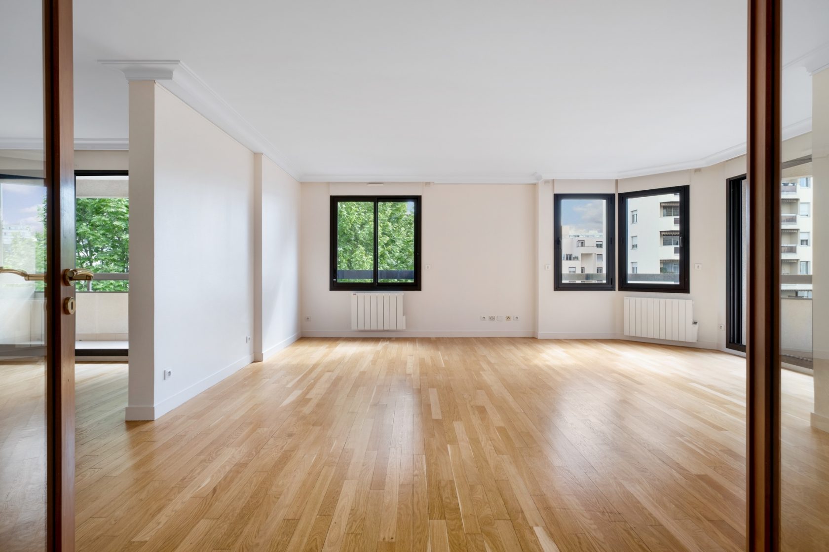 Renovated apartment with balcony