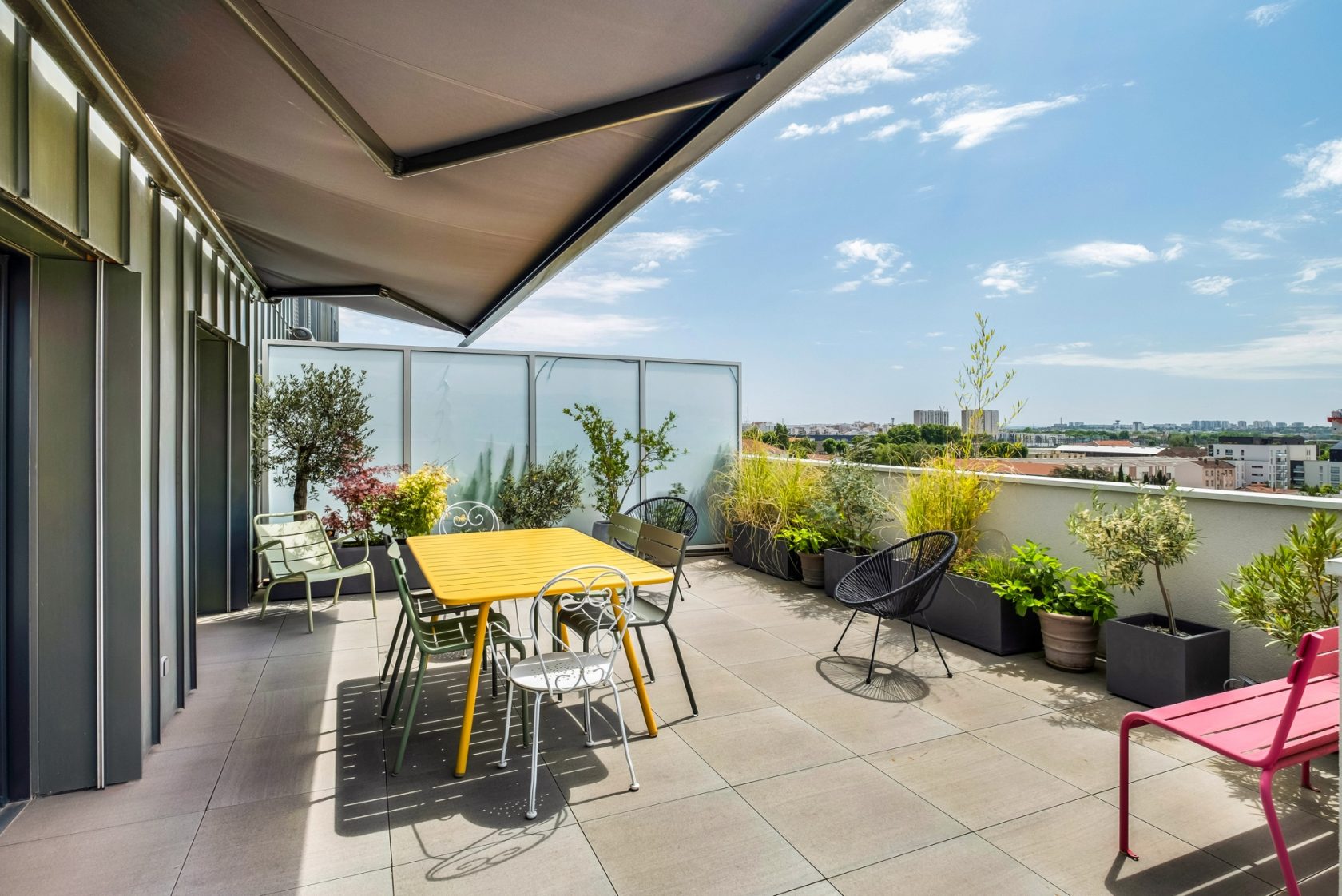 Penthouse duplex and its terraces
