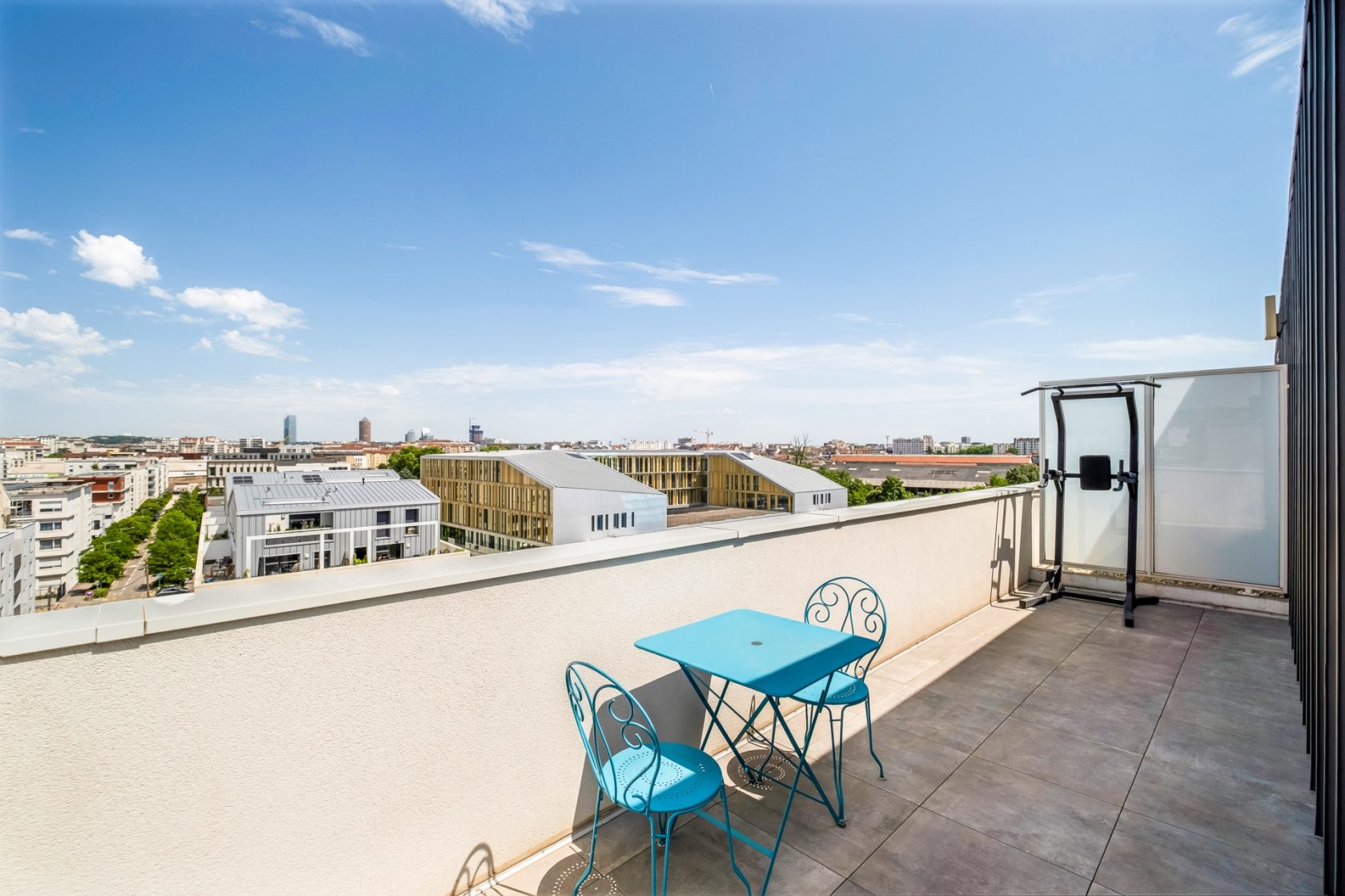 Penthouse duplex and its terraces