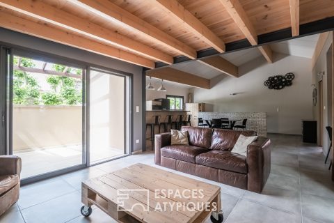Duplex avec terrasse en coeur de village – Mezzanine – Grand garage