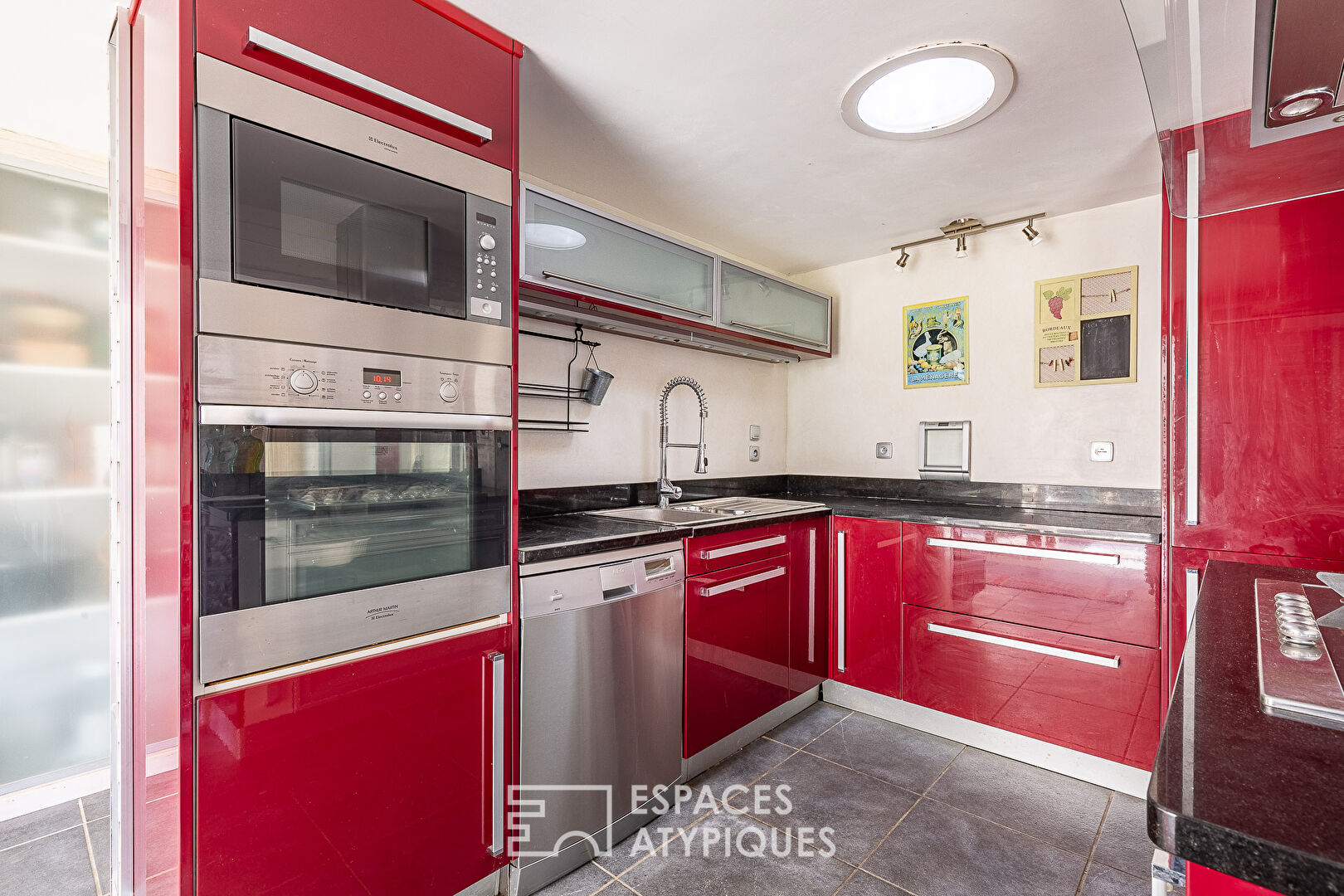 La maison en bord de Seine.