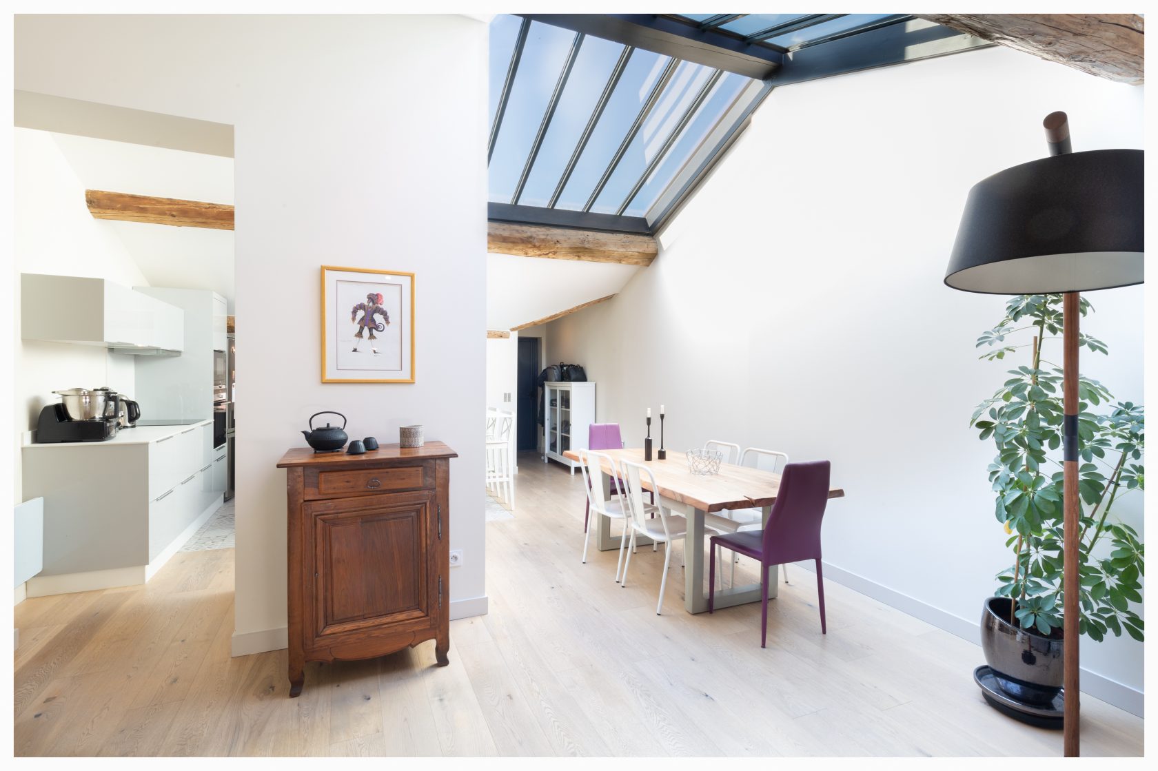 AFormer renovated top floor Ainay district