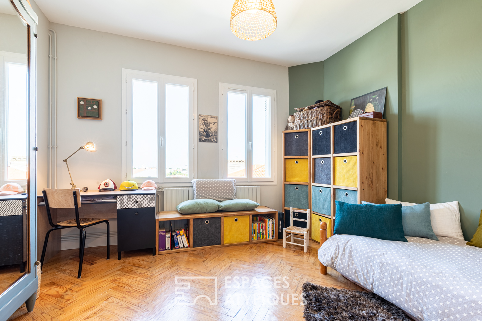 Appartement bobo avec aperçu mer