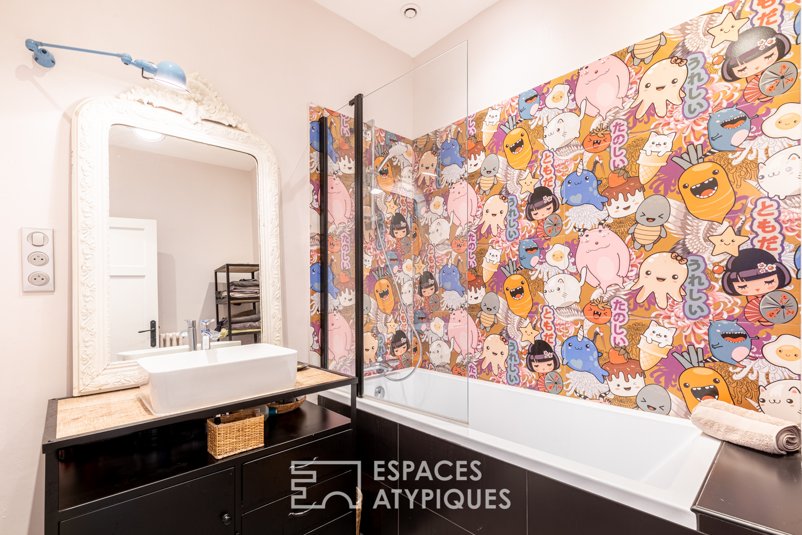 Appartement bobo avec aperçu mer