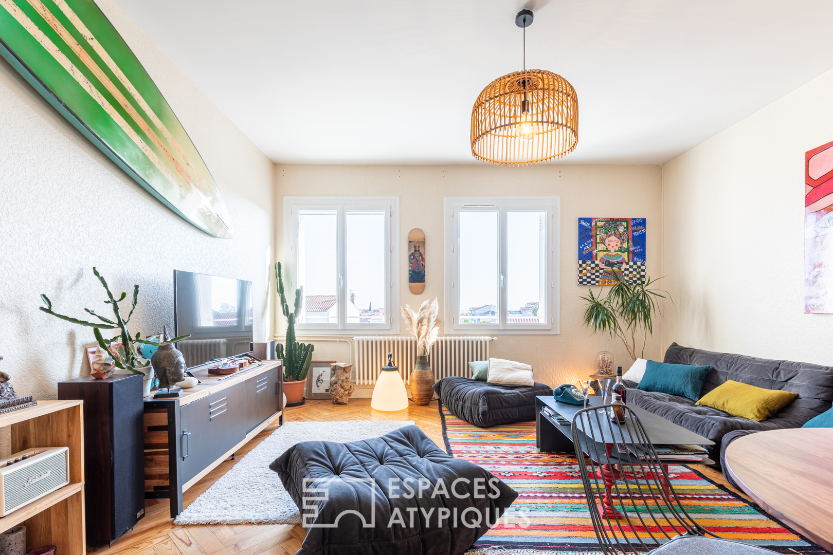 Appartement bobo avec aperçu mer