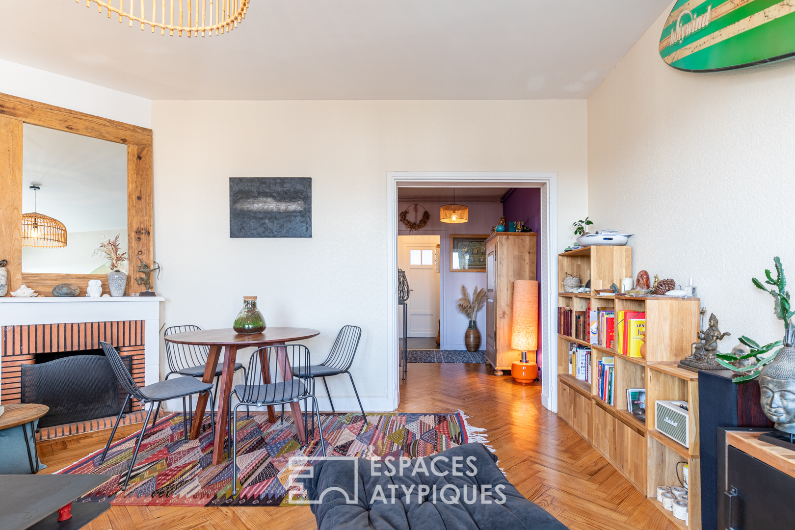 Appartement bobo avec aperçu mer