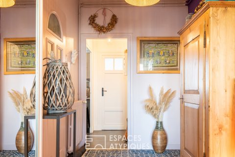 Appartement bobo avec aperçu mer
