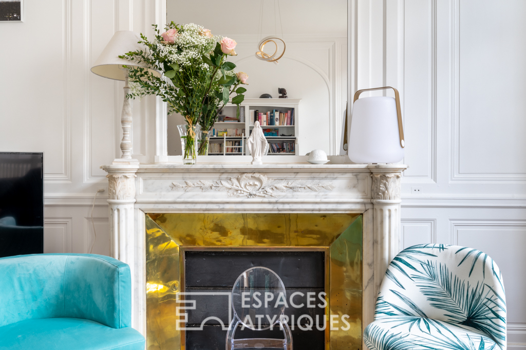 Appartement atypique au coeur du triangle d’or.