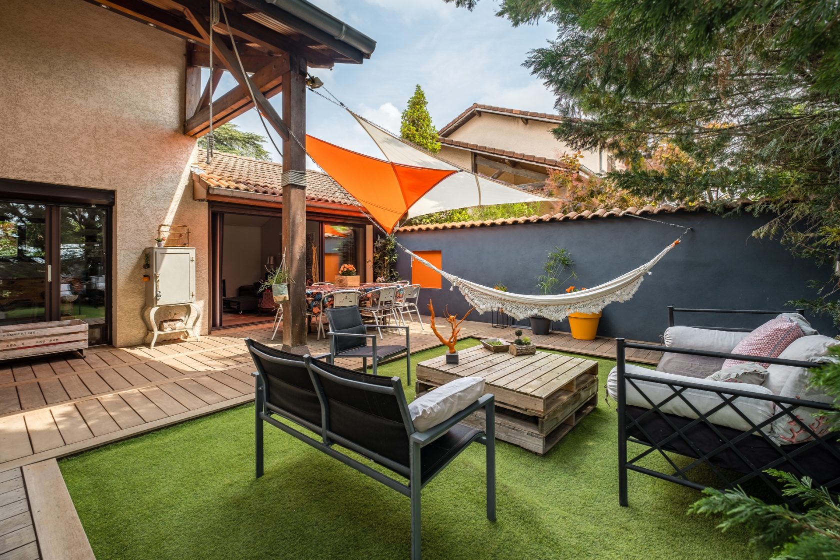 Maison rénovée avec jardin