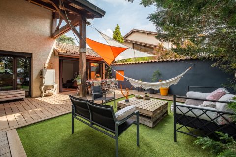 Maison rénovée avec jardin