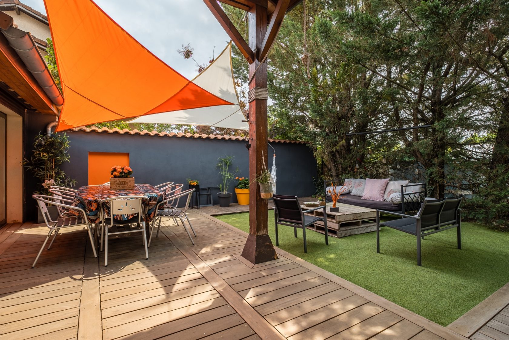 Maison rénovée avec jardin