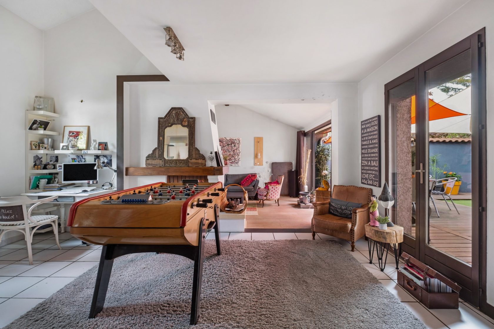 Maison rénovée avec jardin
