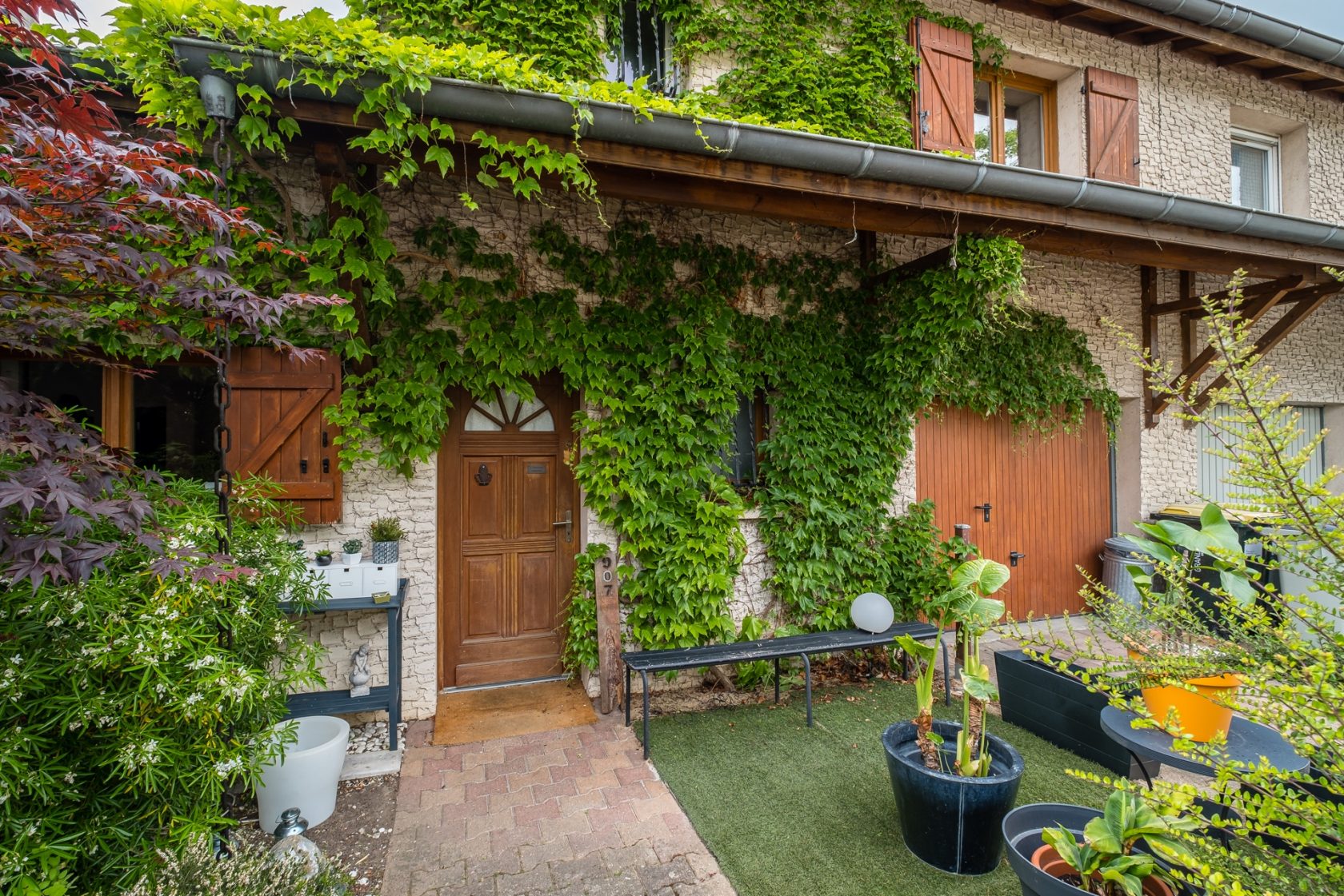 Maison rénovée avec jardin