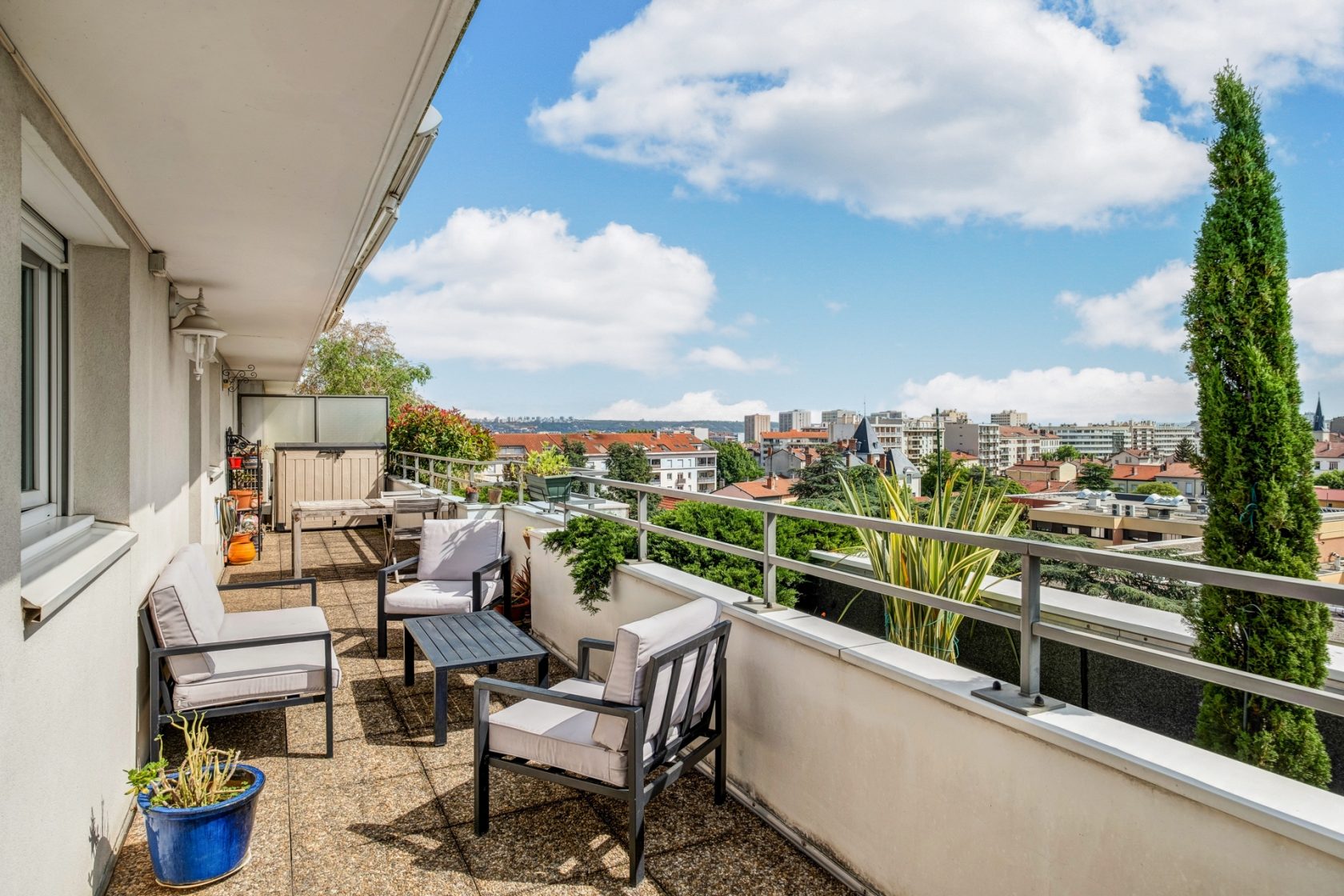 Duplex en dernier étage avec terrasses