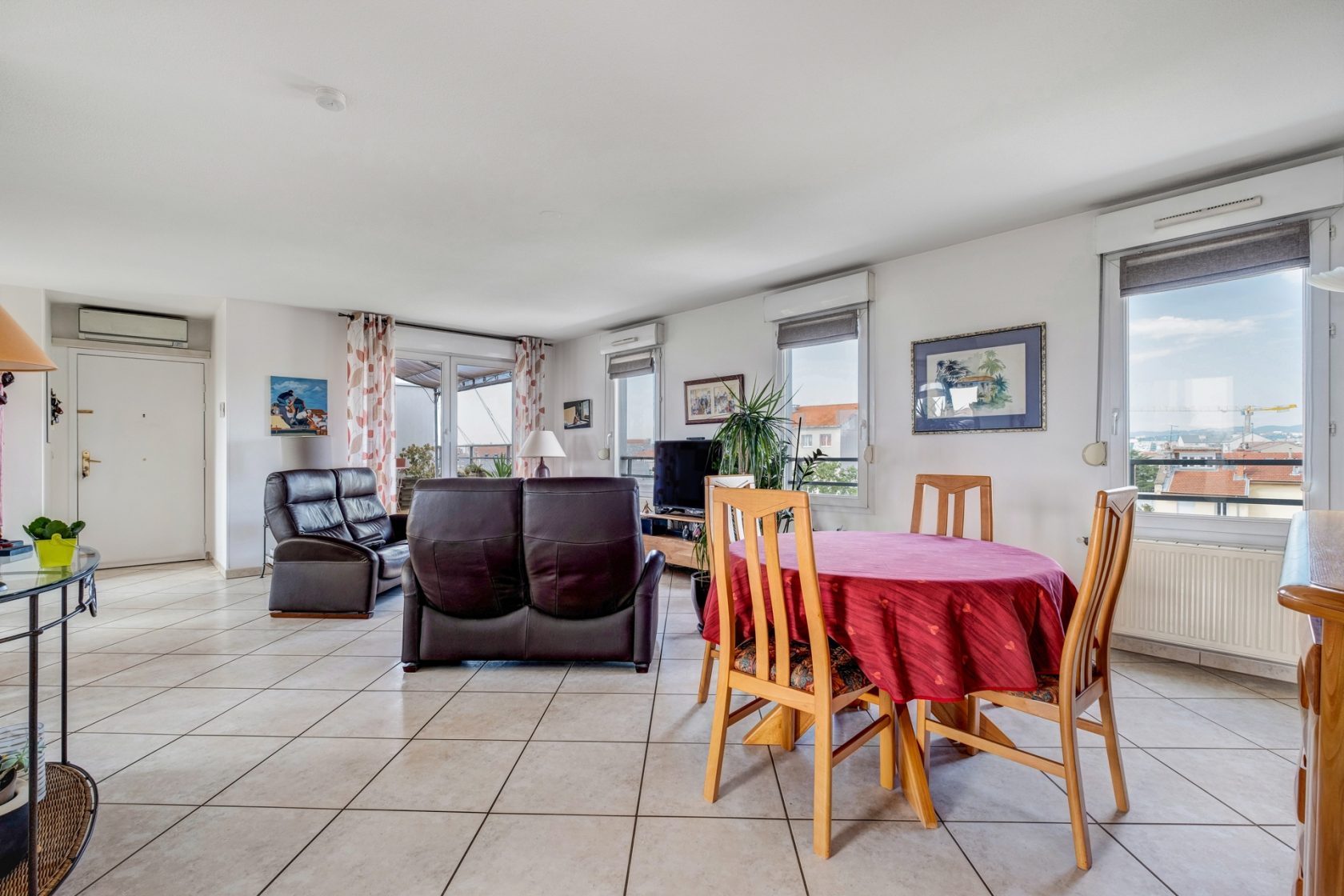 Duplex en dernier étage avec terrasses