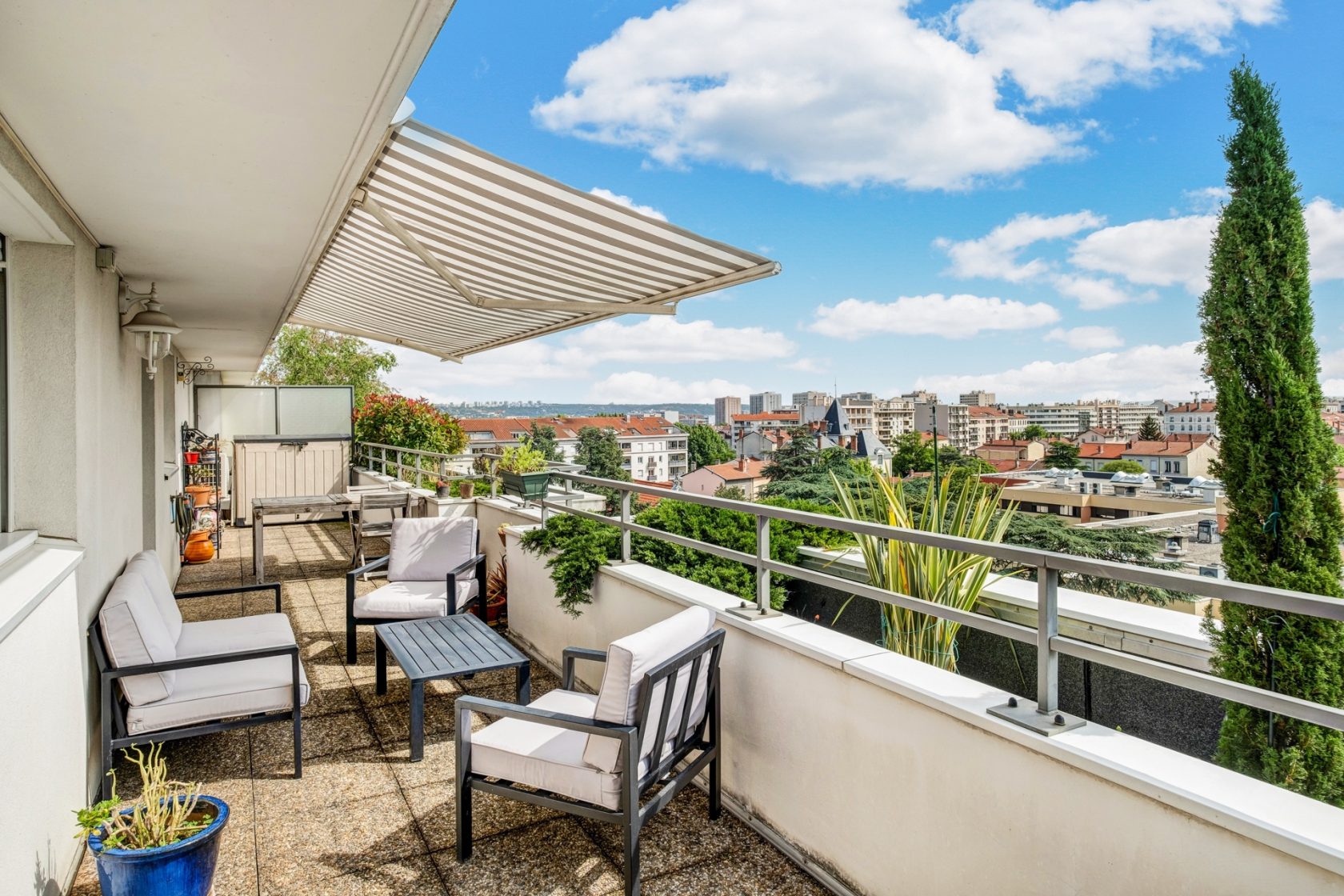 Duplex en dernier étage avec terrasses