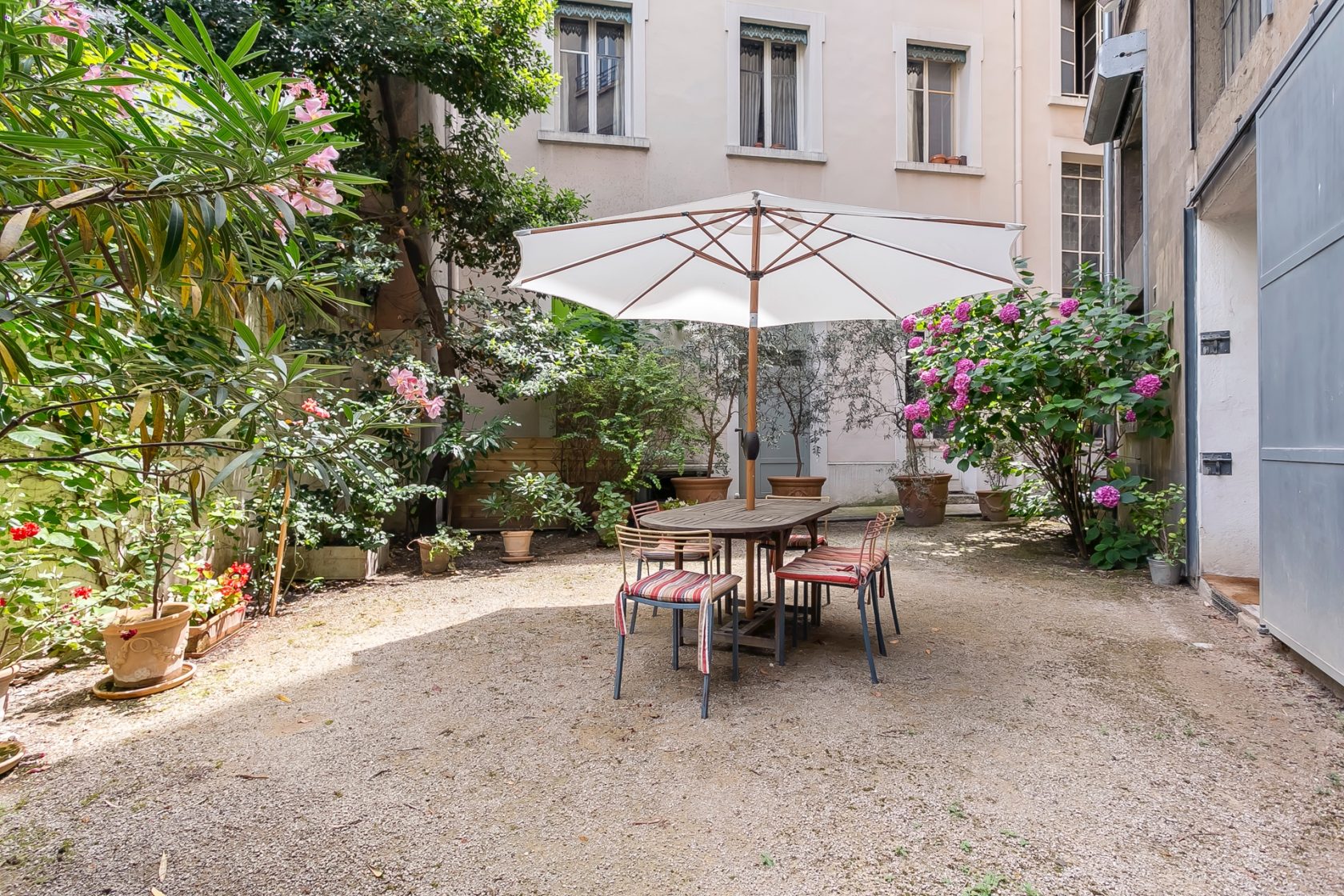 Loft avec extérieur dans une ancienne imprimerie