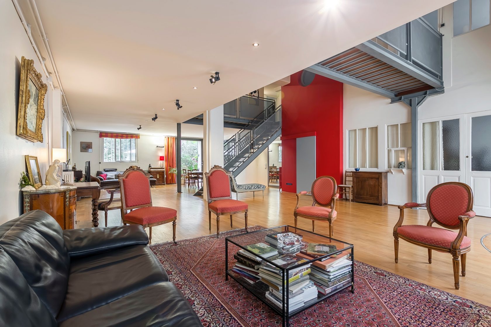 Loft avec extérieur dans une ancienne imprimerie
