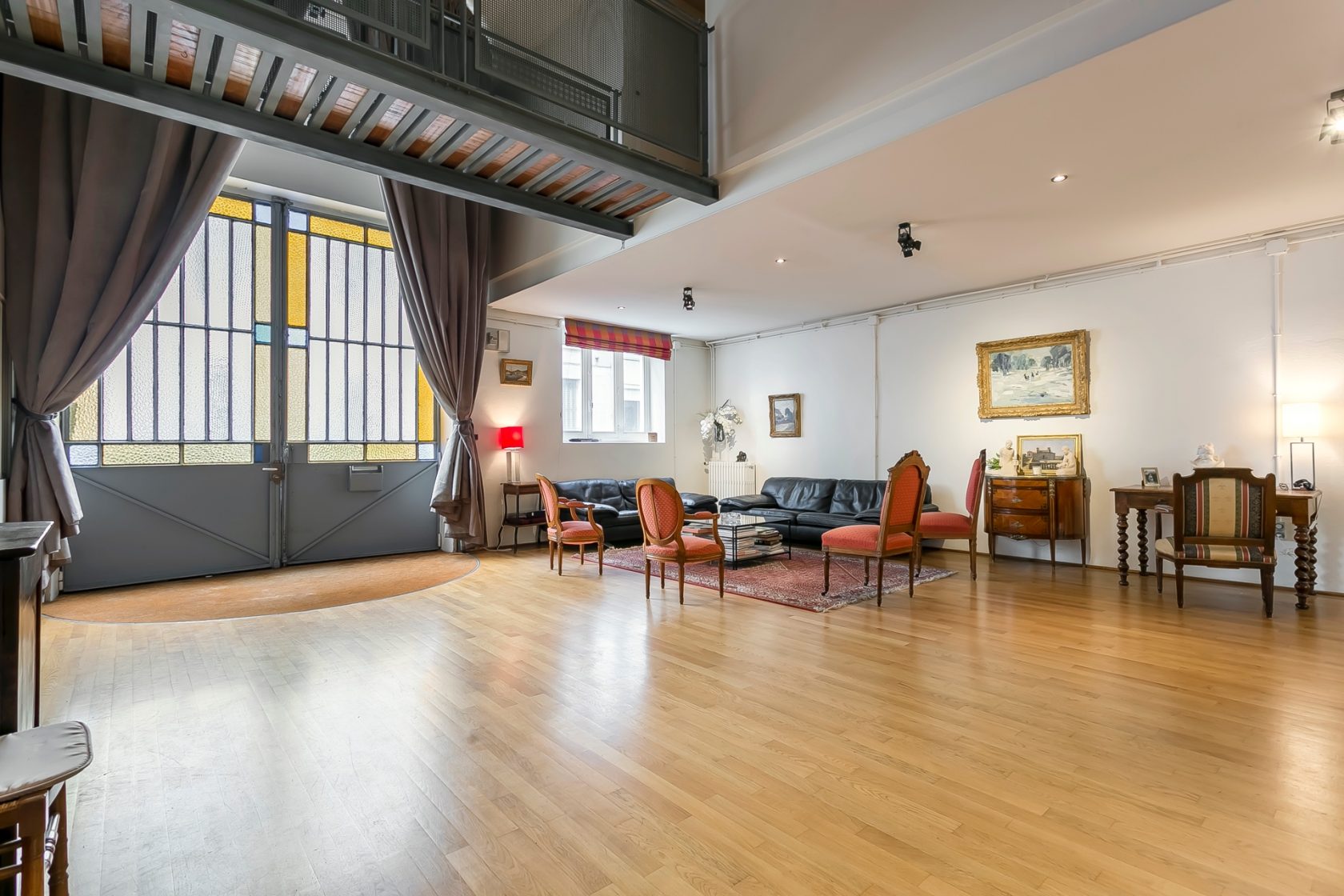 Loft avec extérieur dans une ancienne imprimerie