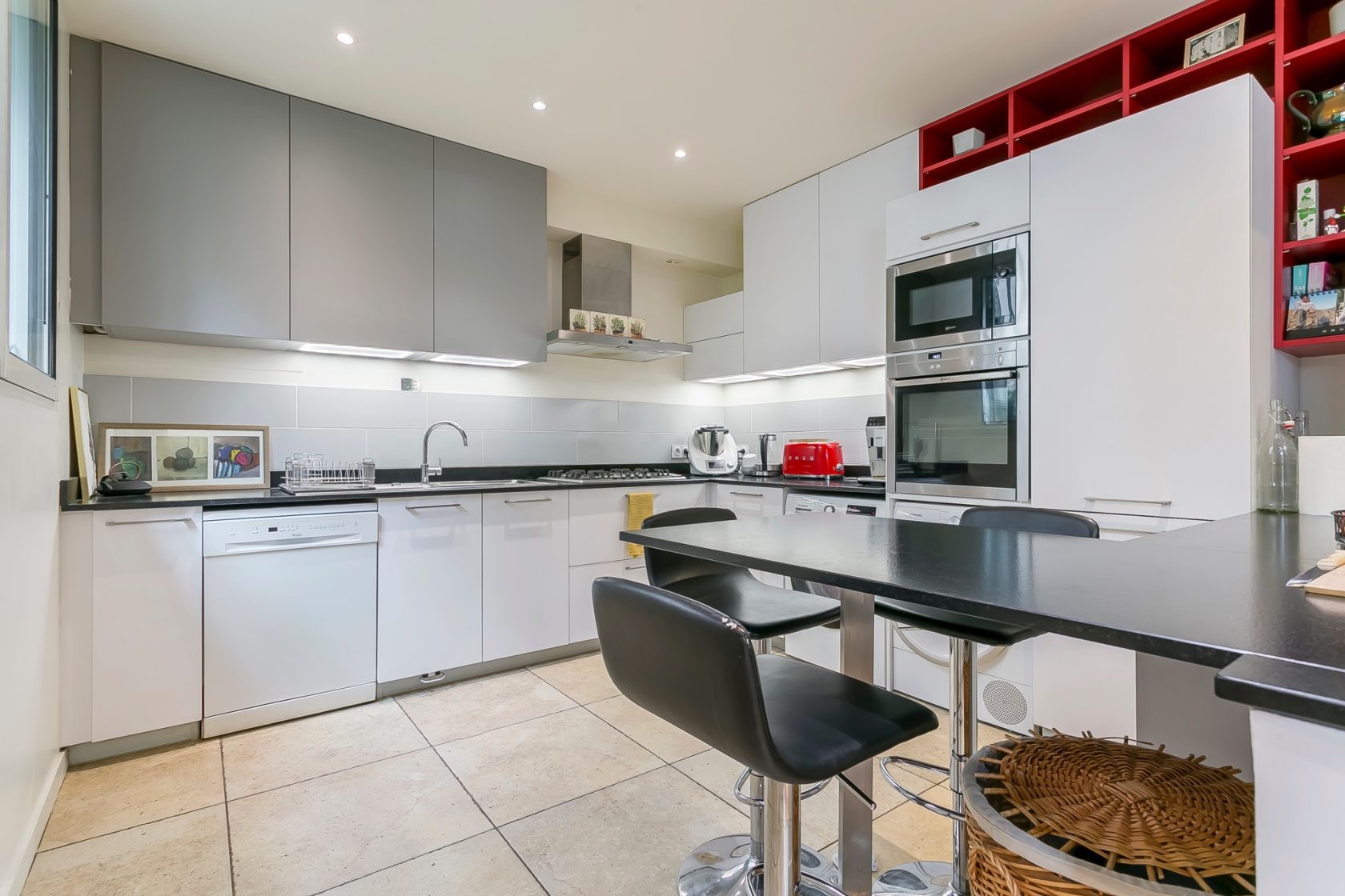Loft avec extérieur dans une ancienne imprimerie