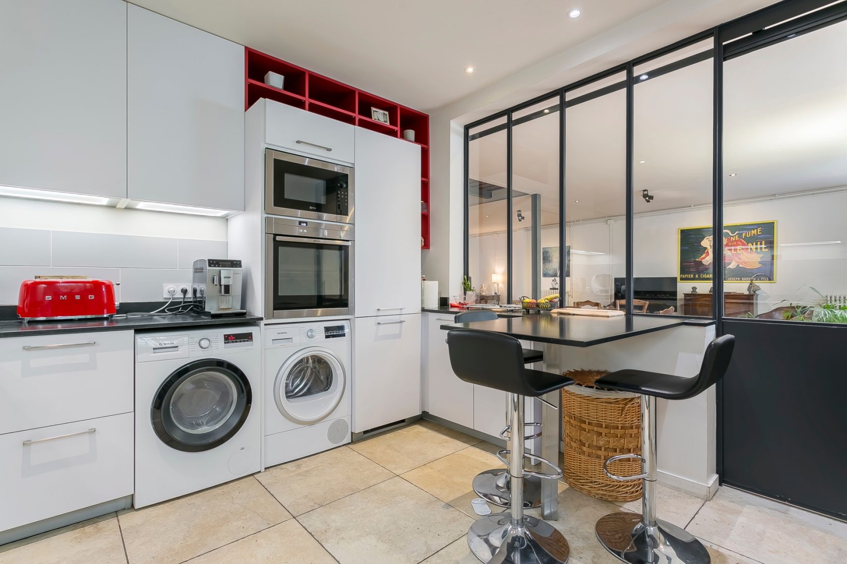 Loft avec extérieur dans une ancienne imprimerie