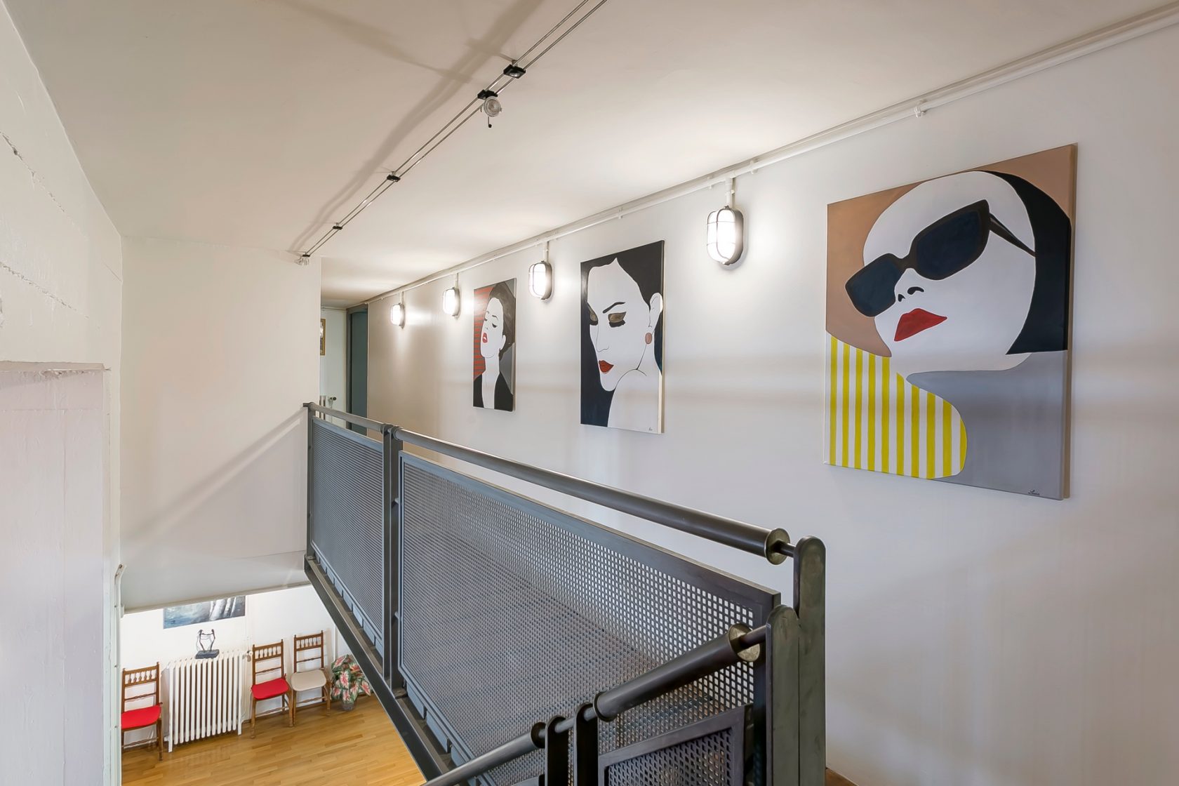 Loft avec extérieur dans une ancienne imprimerie