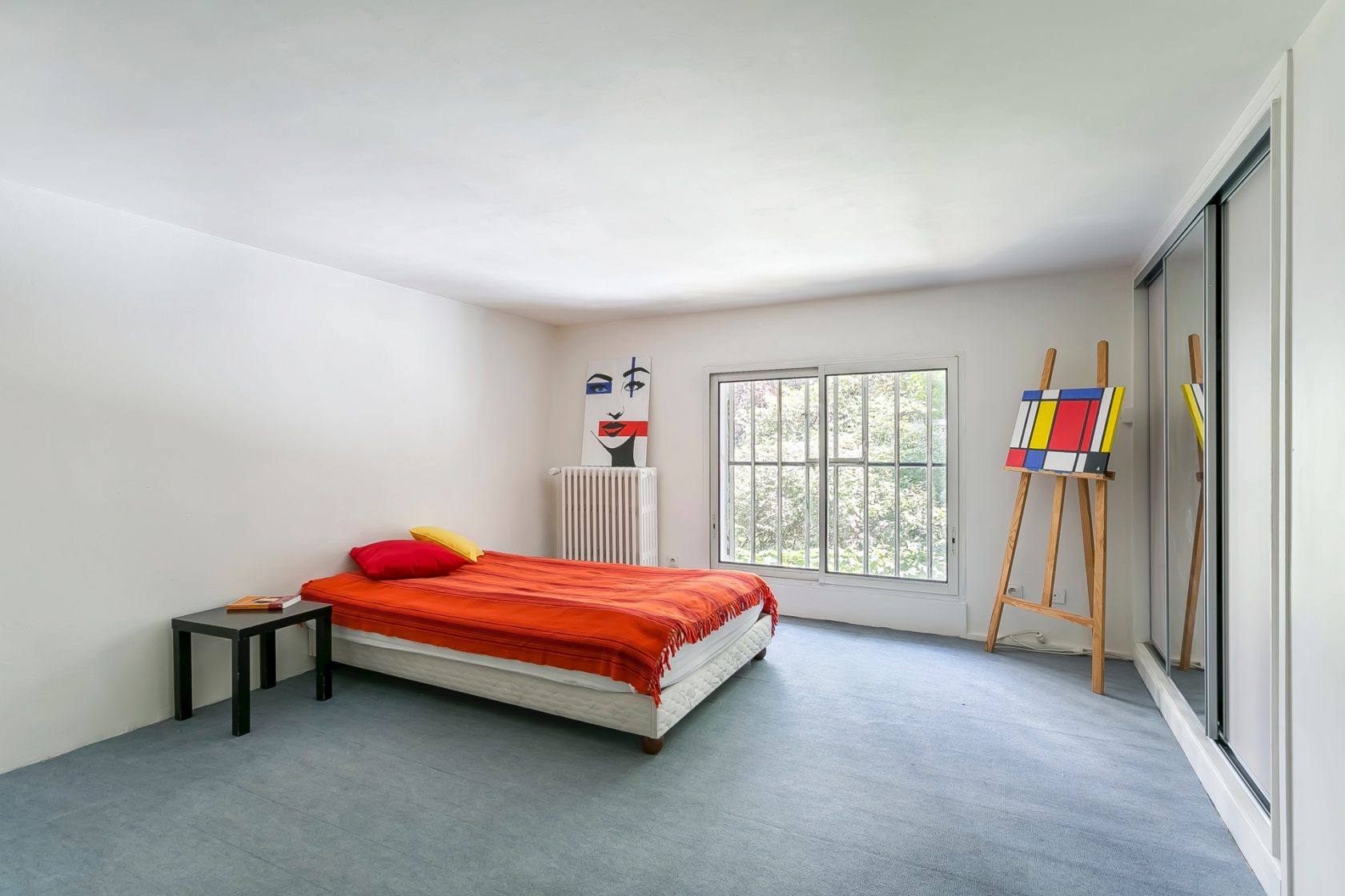 Loft avec extérieur dans une ancienne imprimerie