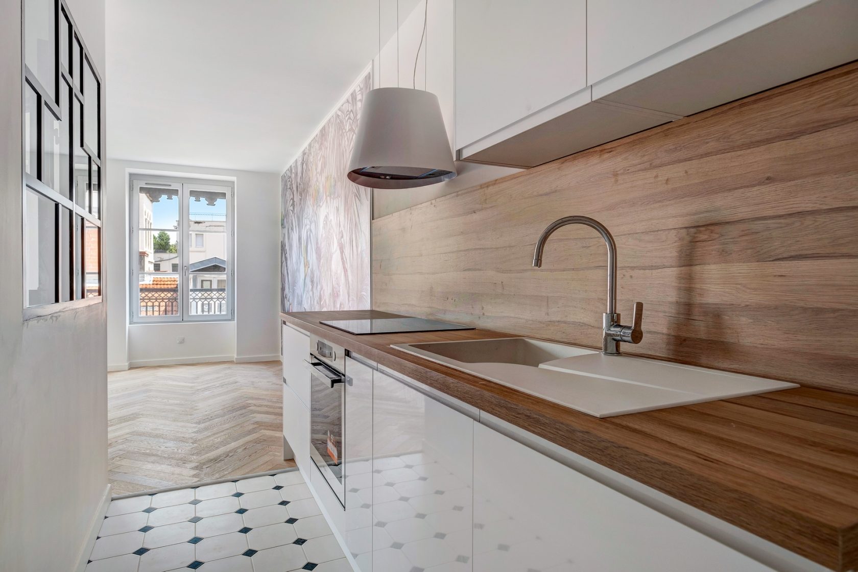 Appartement rénové avec vue