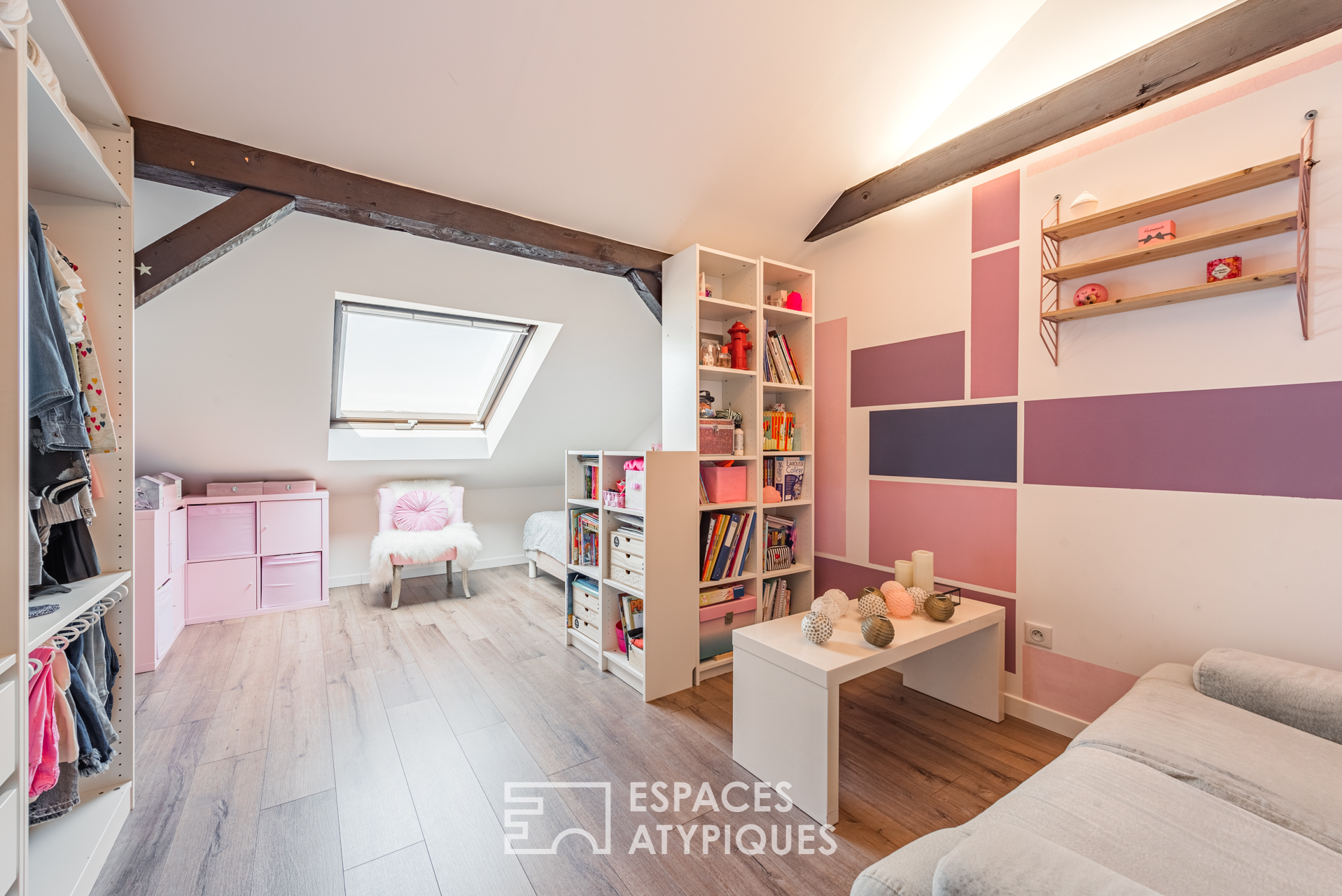 Loft with character in a building steeped in history