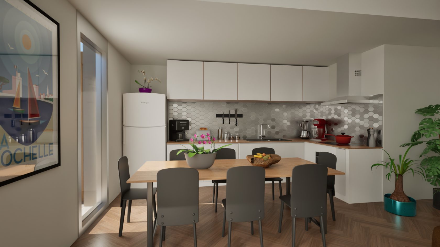 Duplex contemporain avec Jardin