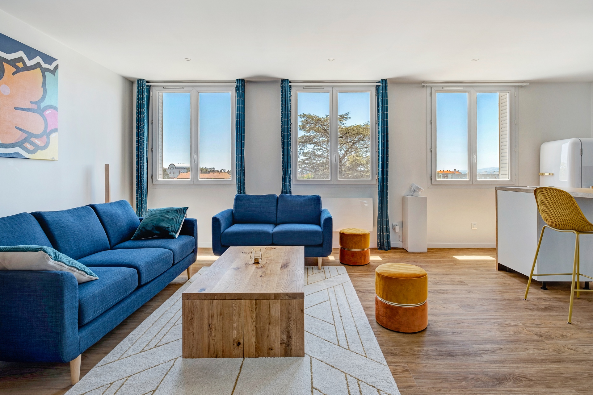 Contemporary renovation with a view