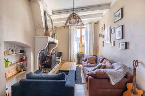 Old house with terrace