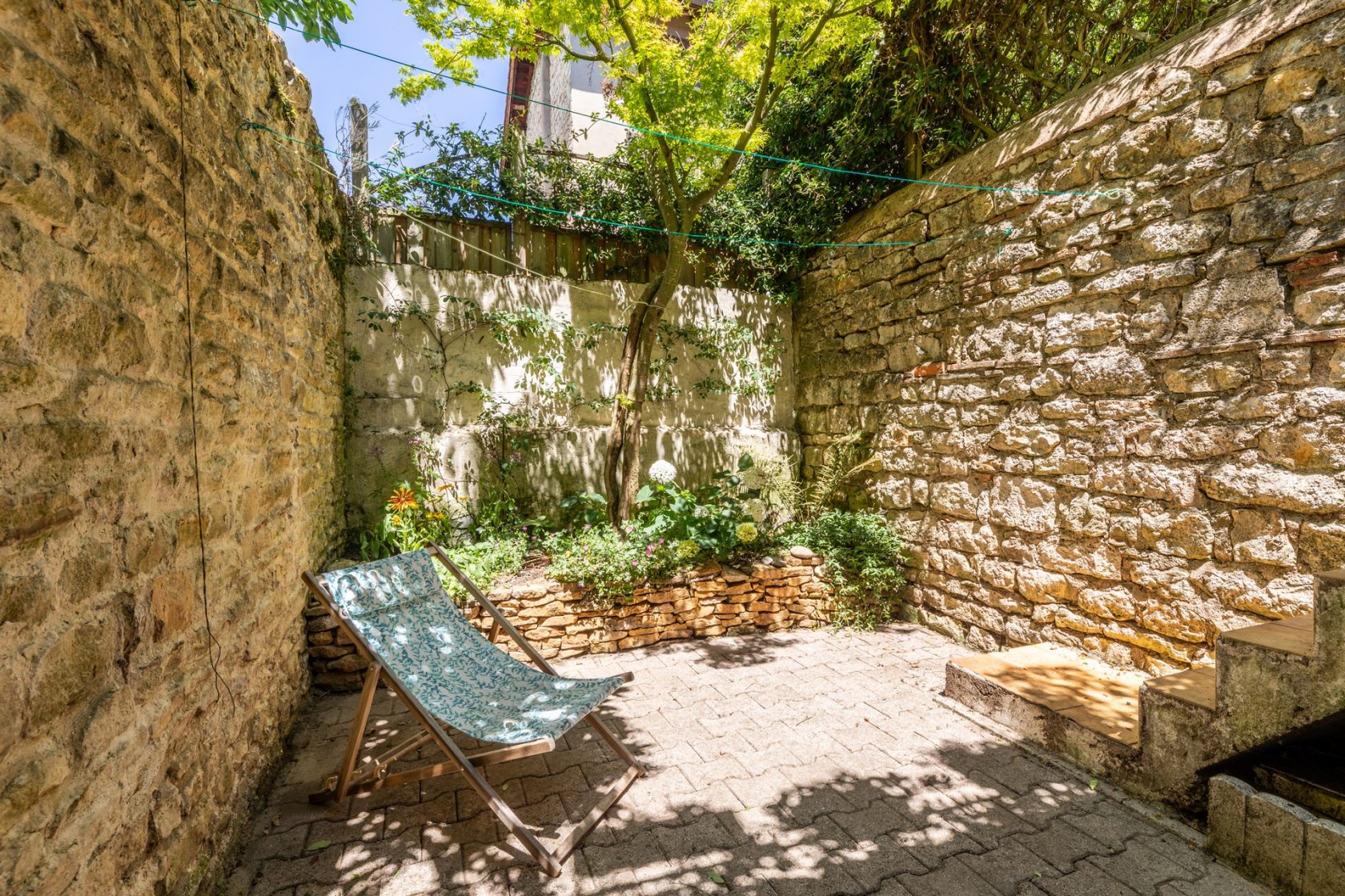 Old house with terrace