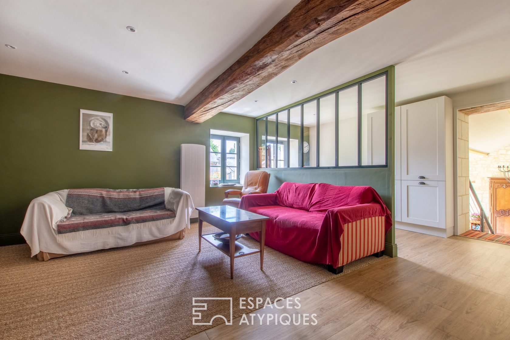 Jolie maison de bourg à la rénovation contemporaine