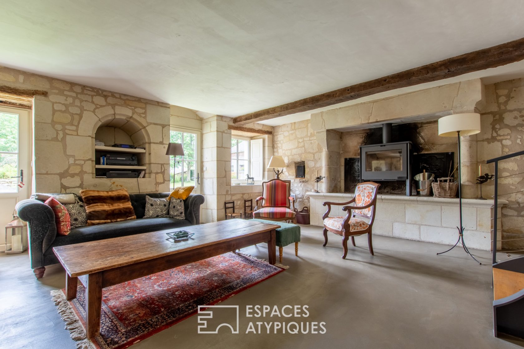 Jolie maison de bourg à la rénovation contemporaine