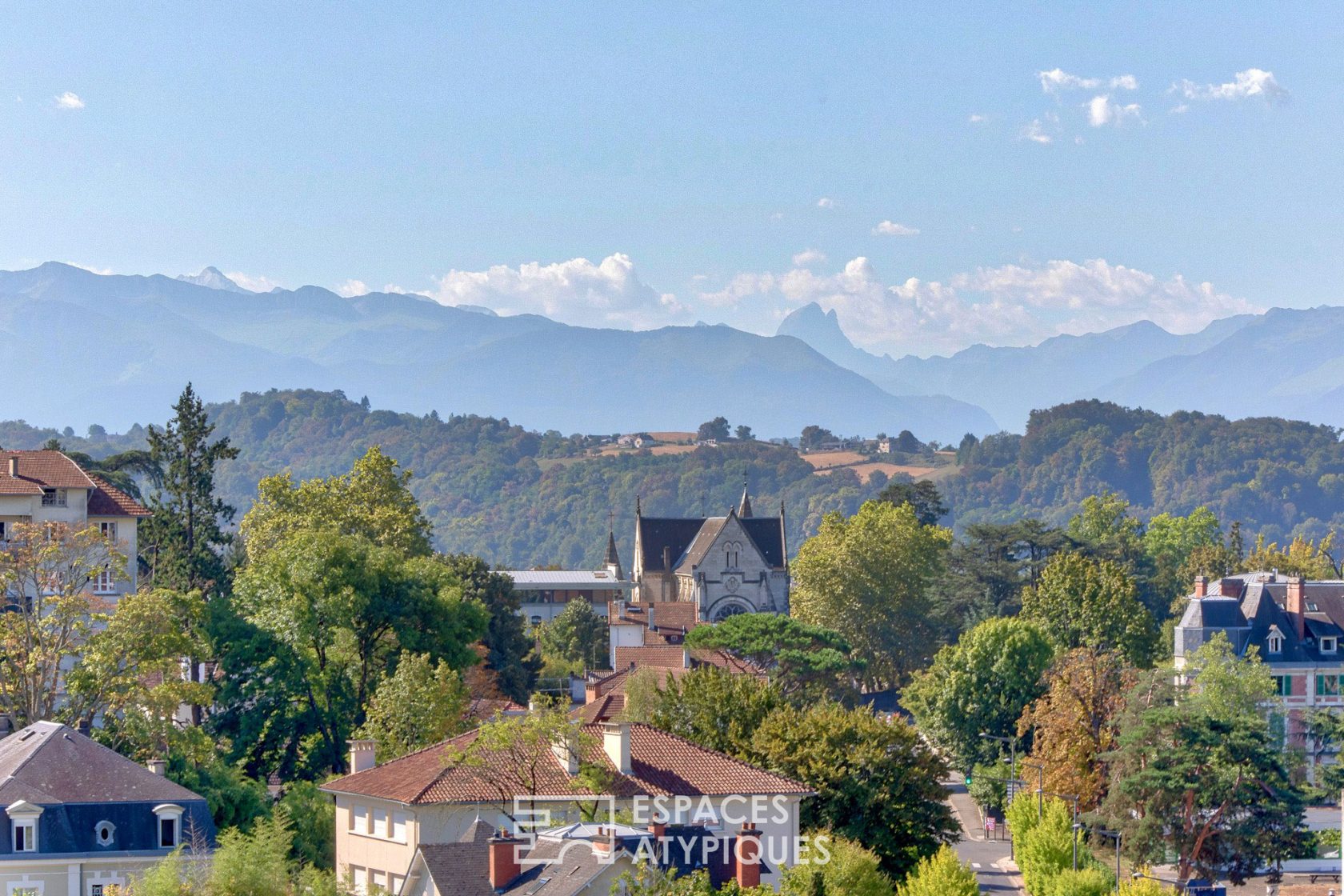 Penthouse en triplex – vue panoramique sur les Pyrenées