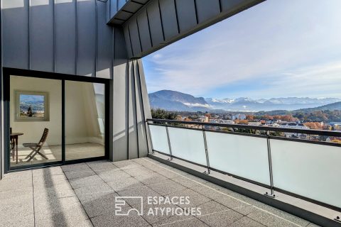 Appartement contemporain avec vue