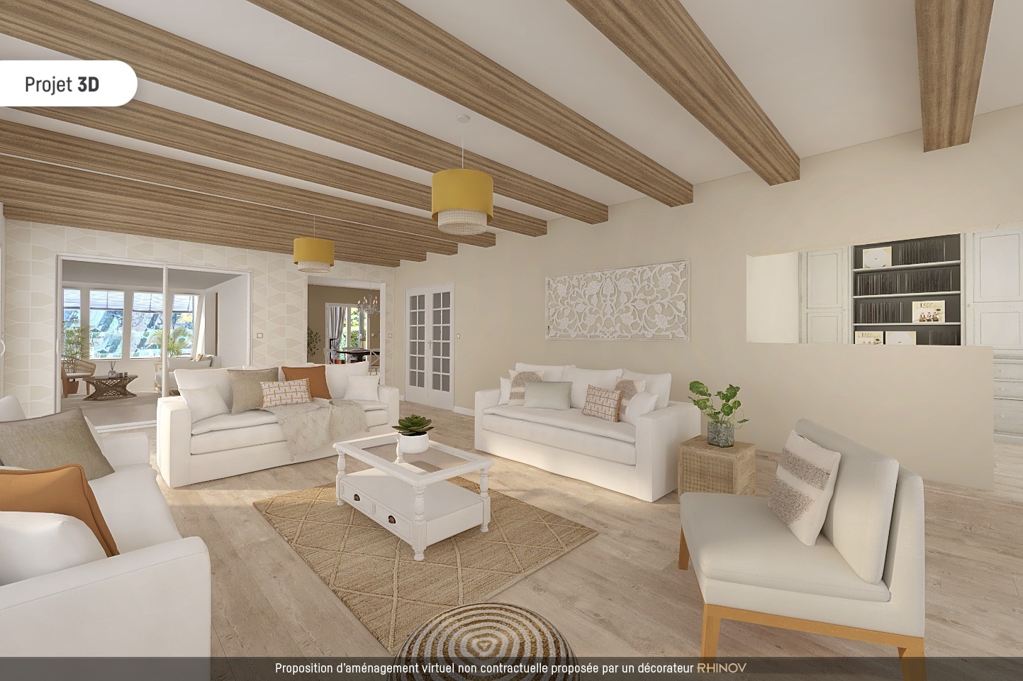 Maison familiale avec piscine au coeur d’un parc